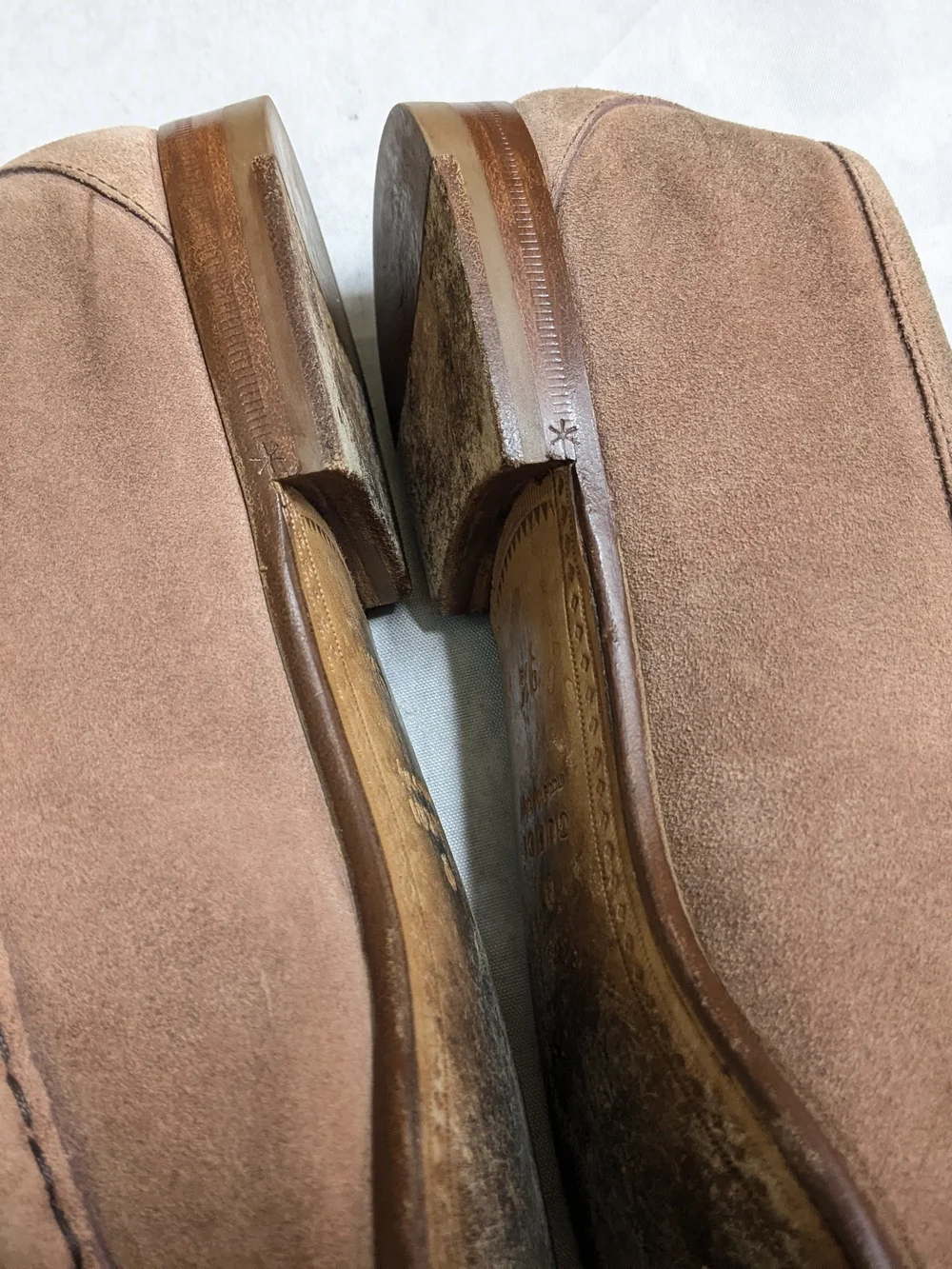 Gucci Brown Suede Horsebit Loafers - Men's US 10